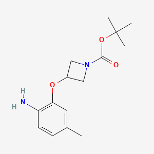 tert-Butyl 3-(2-amino-5-methylphenoxy)azetidine-1-carboxylate