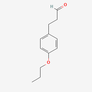 3-(4-Propoxyphenyl)propanal