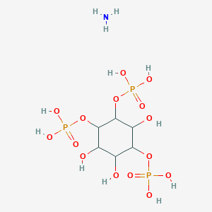 molecular formula C6H18NO15P3 B12073705 D-myo-inositol-1,4,5-triphosphate (ammonium salt) 