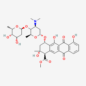molecular formula C35H43NO13 B1207372 Auramycin C CAS No. 83753-71-3