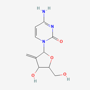 4-Amino-1-[4-hydroxy-5-(hydroxymethyl)-3-methylideneoxolan-2-yl]pyrimidin-2-one