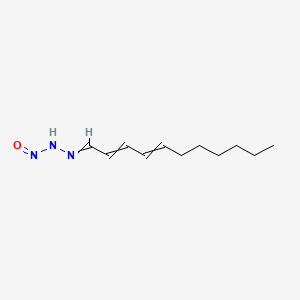 N-(undeca-2,4-dienylideneamino)nitrous amide