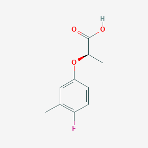 (2R)-2-(4-fluoro-3-methylphenoxy)propanoic acid