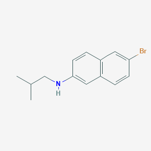 6-Bromo-N-(2-methylpropyl)naphthalen-2-amine