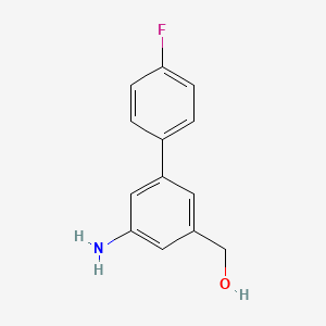 (5-Amino-4'-fluoro-[1,1'-biphenyl]-3-yl)methanol