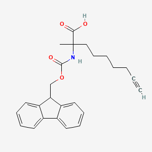 (2R)-2-(9H-fluoren-9-ylmethoxycarbonylamino)-2-methylnon-8-ynoic acid