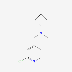 N-[(2-chloropyridin-4-yl)methyl]-N-methylcyclobutanamine