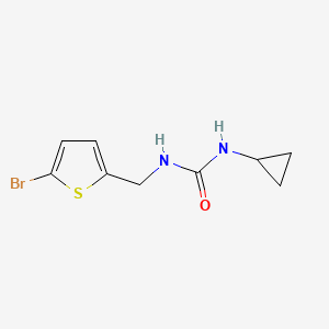 1-[(5-Bromothiophen-2-yl)methyl]-3-cyclopropylurea