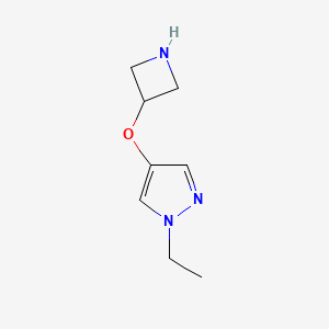 4-(Azetidin-3-yloxy)-1-ethyl-1H-pyrazole