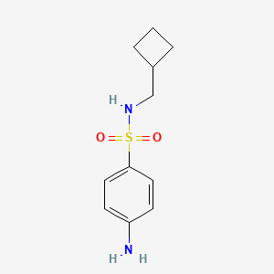 4-Amino-N-(cyclobutylmethyl)benzene-1-sulfonamide