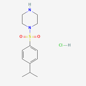 1-[4-(Propan-2-yl)benzenesulfonyl]piperazine hydrochloride