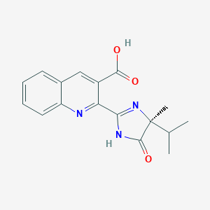 molecular formula C17H17N3O3 B1207408 (S)-Imazaquin CAS No. 355841-30-4