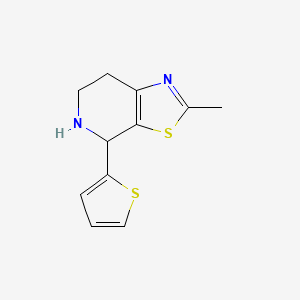 2-Methyl-4-(thiophen-2-yl)-4,5,6,7-tetrahydrothiazolo[5,4-c]pyridine