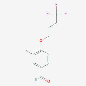 3-Methyl-4-(4,4,4-trifluorobutoxy)benzaldehyde