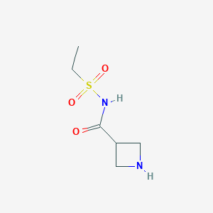 molecular formula C6H12N2O3S B12074115 N-(Ethanesulfonyl)azetidine-3-carboxamide 