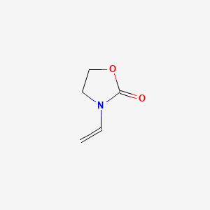 molecular formula C5H7NO2 B1207422 3-Vinyloxazolidin-2-one CAS No. 4271-26-5