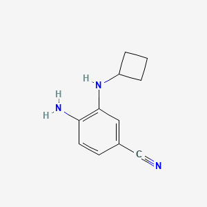 4-Amino-3-(cyclobutylamino)benzonitrile