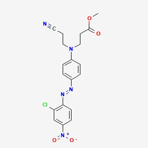 molecular formula C19H18ClN5O4 B1207424 Disperse Red 54 CAS No. 6657-37-0