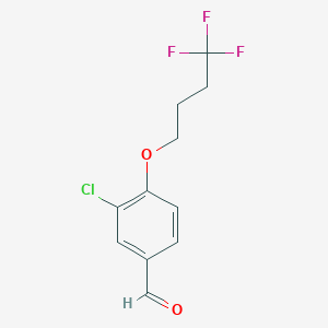 3-Chloro-4-(4,4,4-trifluorobutoxy)benzaldehyde