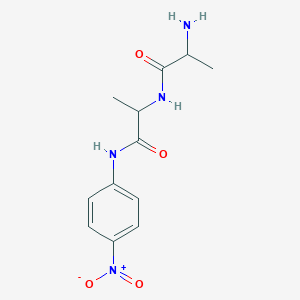 2-amino-N-[1-(4-nitroanilino)-1-oxopropan-2-yl]propanamide