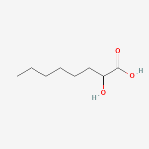 molecular formula C8H16O3 B1207435 2-Hydroxyoctanoic acid CAS No. 617-73-2