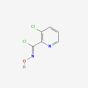 molecular formula C6H4Cl2N2O B12074399 3-Chloro-N-hydroxypicolinimidoyl chloride 