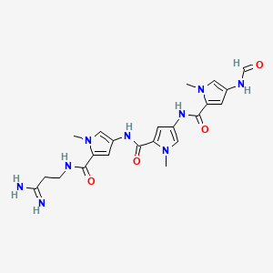 molecular formula C22H27N9O4 B1207440 Stallimycin CAS No. 636-47-5