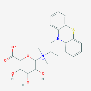 molecular formula C23H28N2O6S B12074402 Promethazine N-Glucuronide 