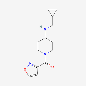 N-(cyclopropylmethyl)-1-(1,2-oxazole-3-carbonyl)piperidin-4-amine