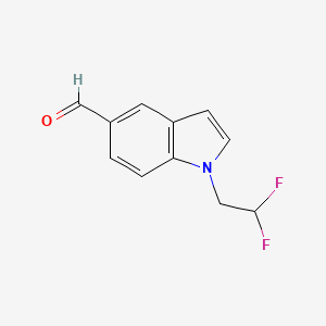 1-(2,2-Difluoroethyl)-1H-indole-5-carbaldehyde