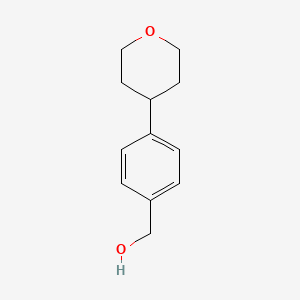 [4-(Oxan-4-yl)phenyl]methanol