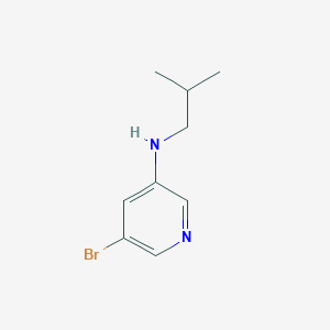 molecular formula C9H13BrN2 B12074552 (5-Bromo-pyridin-3-yl)-isobutyl-amine 