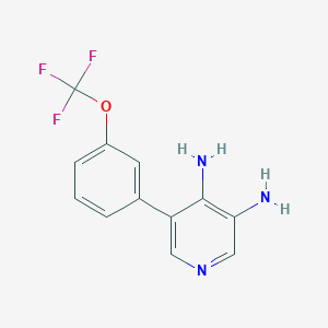 5-(3-(Trifluoromethoxy)phenyl)pyridine-3,4-diamine