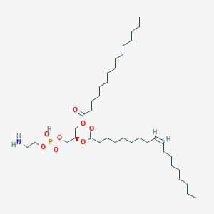 1-pentadecanoyl-2-(9Z-octadecenoyl)-glycero-3-phosphoethanolamine