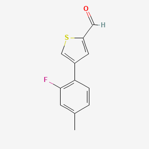 4-(2-Fluoro-4-methylphenyl)thiophene-2-carbaldehyde