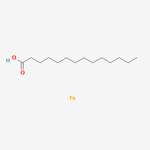 molecular formula C14H28FeO2 B12074625 Iron;tetradecanoic acid CAS No. 98978-63-3