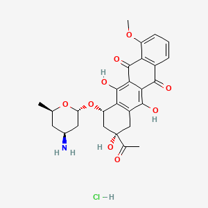 molecular formula C27H30ClNO9 B1207465 4'-Deoxydaunomycin CAS No. 63568-77-4