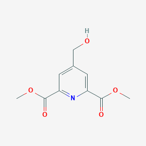 molecular formula C10H11NO5 B120747 Dimethyl 4-(hydroxymethyl)pyridine-2,6-dicarboxylate CAS No. 852936-60-8