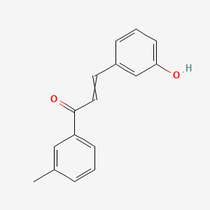 molecular formula C16H14O2 B1207470 3'-Methyl-3-hydroxy-chalcone 