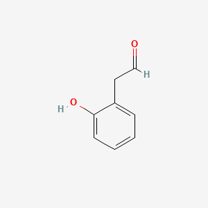 molecular formula C8H8O2 B1207477 2-Hydroxyphenylacetaldehyde CAS No. 7451-95-8