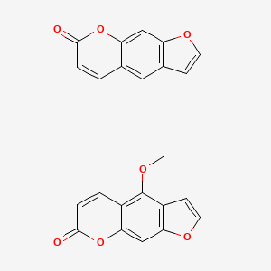 molecular formula C23H14O7 B1207479 Psoberan CAS No. 52810-75-0
