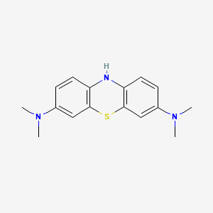 molecular formula C16H19N3S B1207484 白亚甲蓝 CAS No. 613-11-6