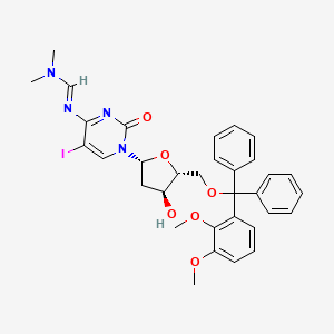 5'-O-(Dimethoxytrityl)-N4-dimethylaminomethylidene-5-iodo-2'-deoxycytidine