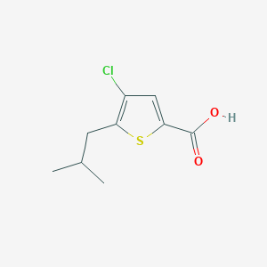 4-Chloro-5-isobutylthiophene-2-carboxylic acid