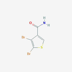 4,5-Dibromothiophene-3-carboxamide