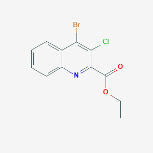 Ethyl 4-bromo-3-chloroquinoline-2-carboxylate