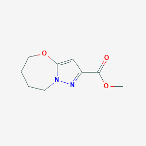 Methyl 5,6,7,8-tetrahydropyrazolo[5,1-b][1,3]oxazepine-2-carboxylate