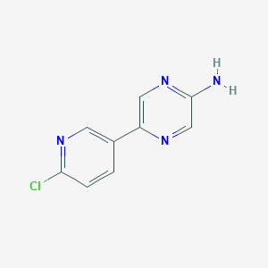 5-(6-Chloropyridin-3-yl)pyrazin-2-amine