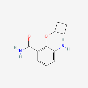 3-Amino-2-cyclobutoxybenzamide