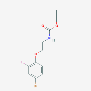 [2-(4-Bromo-2-fluoro-phenoxy)-ethyl]-carbamic acid tert-butyl ester